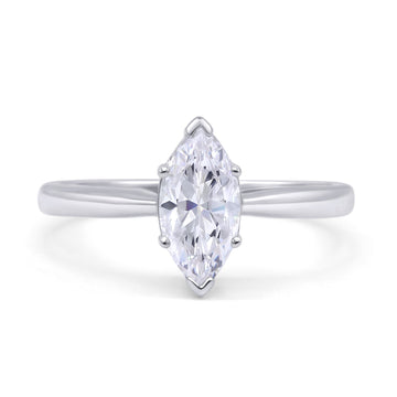 Art Deco Marquise Solitaire Ring